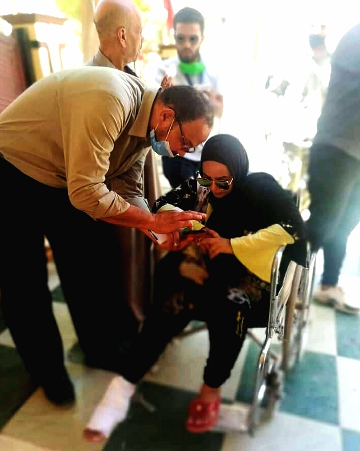 إرادة ذوى الهمم تهزم لهيب الشمس استجابة لنداء الوطن ومجلس شيوخ الوادى الجديد.صور