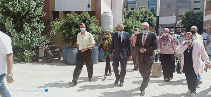  الهجان وعجلان يتفقدان مقرات اللجان الانتخابية بطوخ وقها