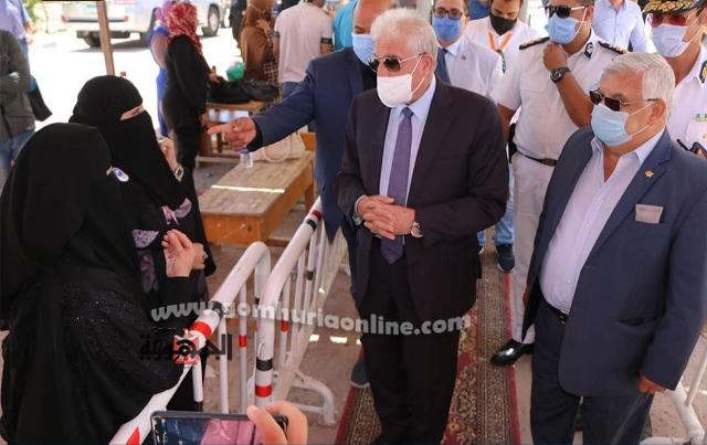 فوده يتابع انتخابات الشيوخ من داخل لجان طور سيناء