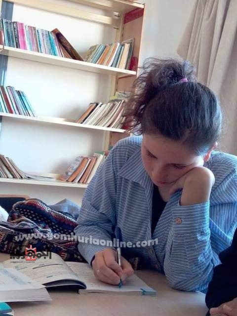 ناتيانا الطالبة الروسية الأولي على الثانوية العامة بدهب