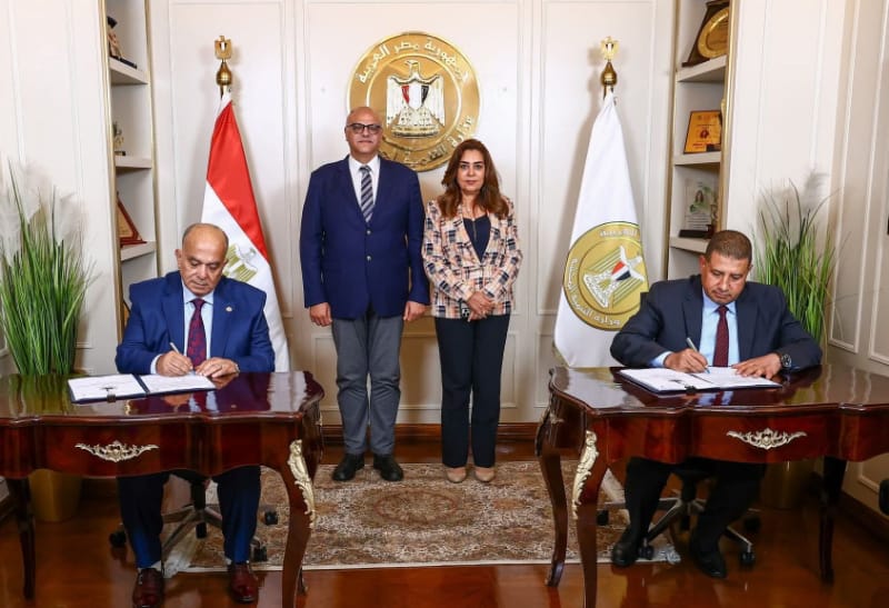 وزيرة التنمية ومحافظ القليوبية
