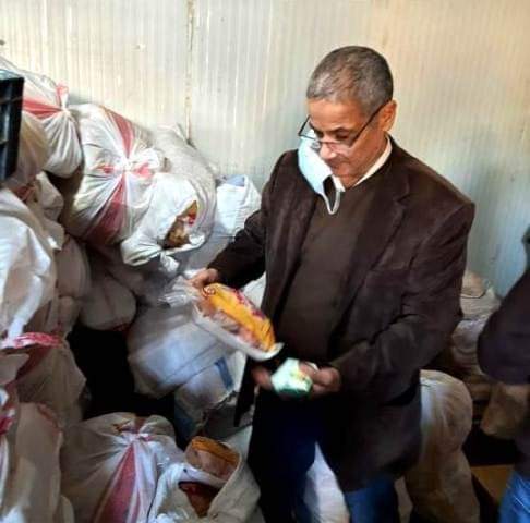 ضبط ثلاجة لحفظ اللحوم بدون ترخيص