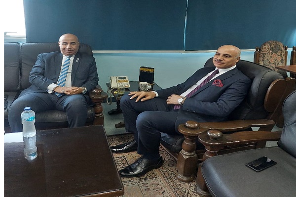 عادل حفني ورئيس تحرير بوابة الجمهورية