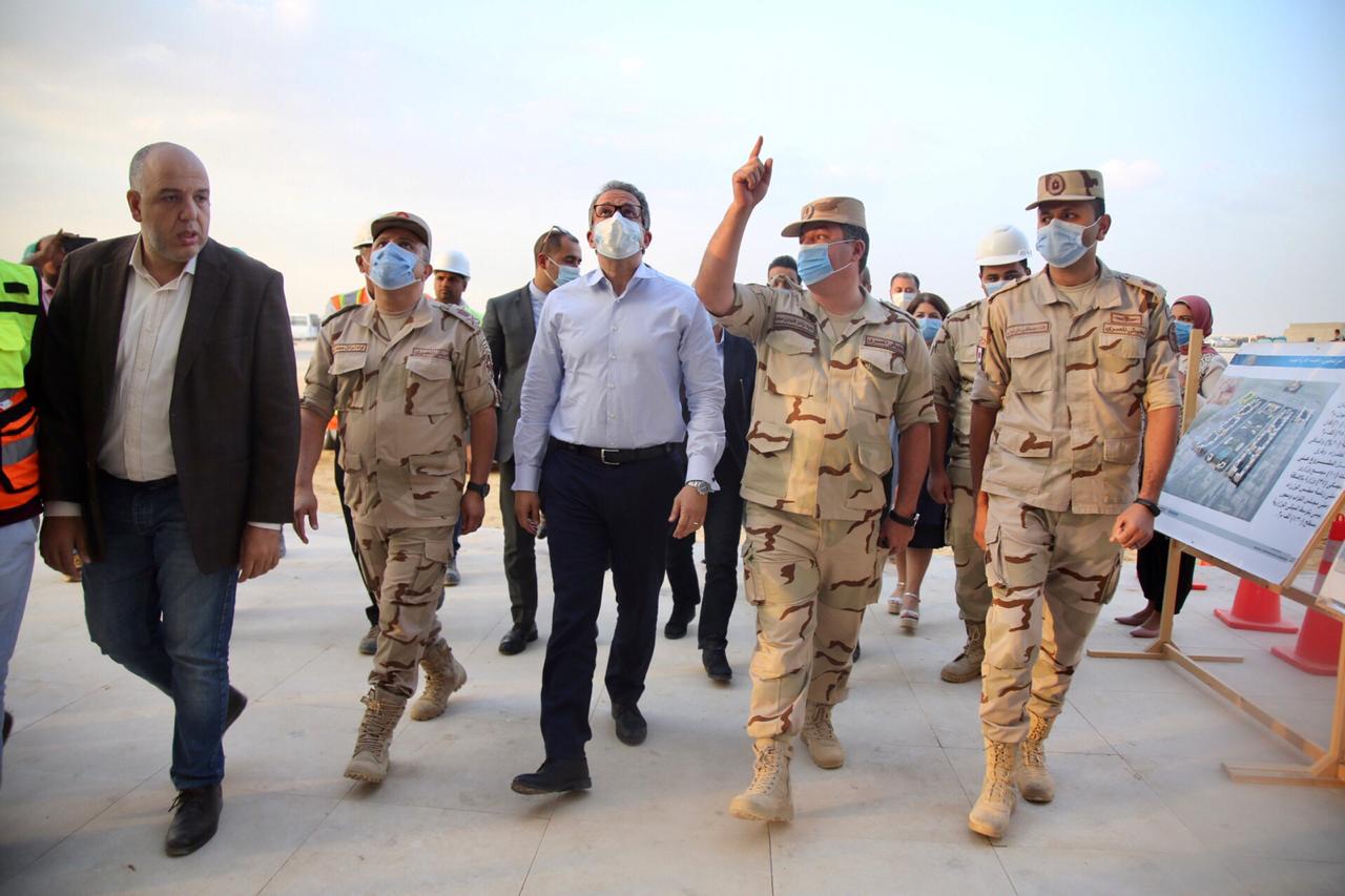  وزير السياحة والآثار يتفقد متحف العاصمة الإدارية الجديدة 