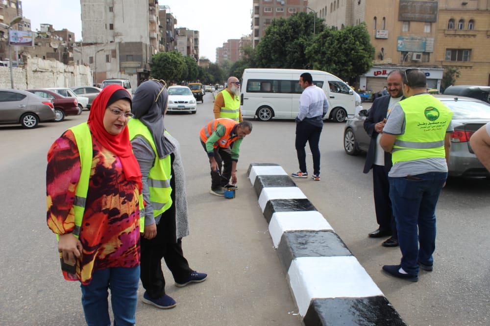 مستقبل وطن يطلق حملة لنظافة وتجميل شوارع روض الفرج..صور 