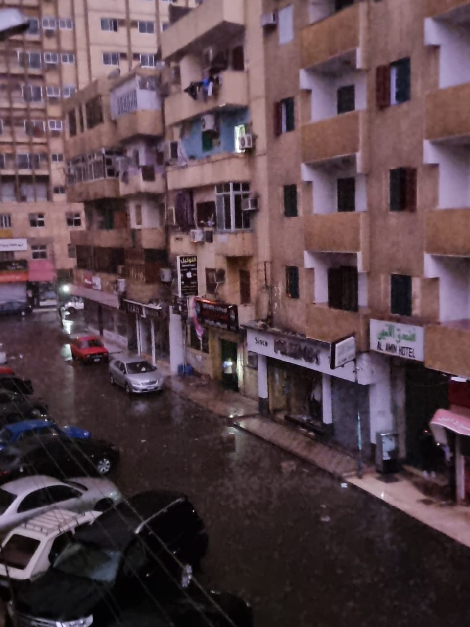 أمطار رعدية أسوان