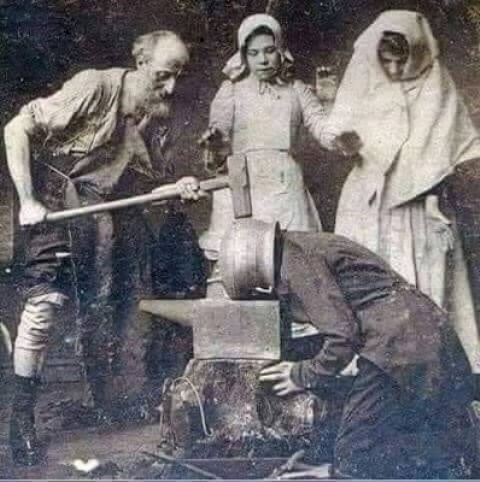 التخدير قديما .. الضرب على الرأس