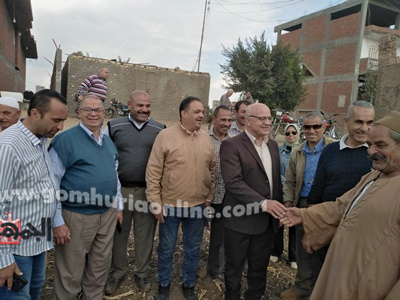 المهندس ناصر أبو طالب خلال جولته اليوم