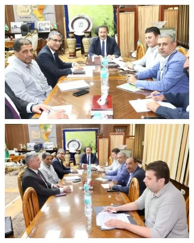 محافظ المنوفية يناقش تسليم مشروعات الصرف الصحي بقرى أشمون والشهداء ضمن مبادرة حياة كريمة 