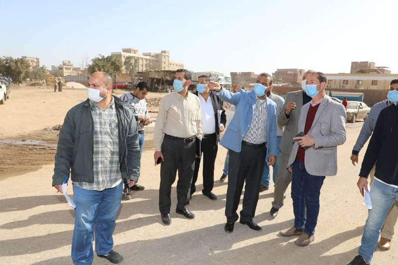 السكرتير العام المساعد بالمنوفية فى جولة بشبين الكوم