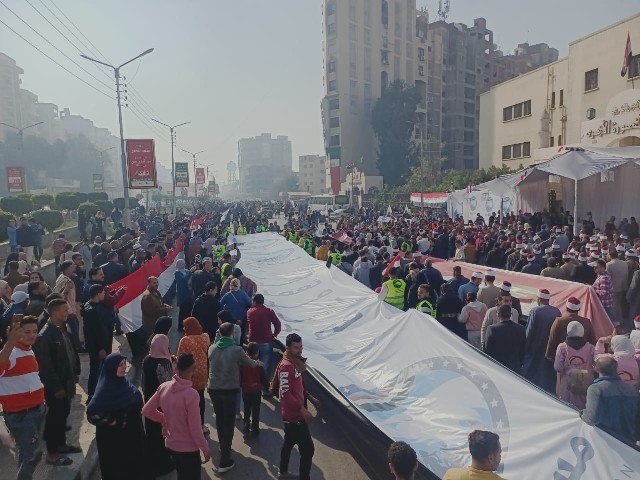 في اليوم الأخير للانتخابات الرئاسية.. مسيرات حاشدة في المنصورة