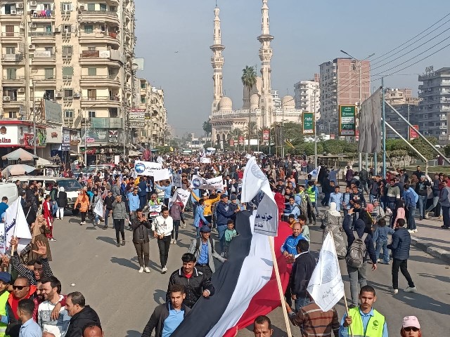 في اليوم الأخير للانتخابات الرئاسية.. مسيرات حاشدة في المنصورة