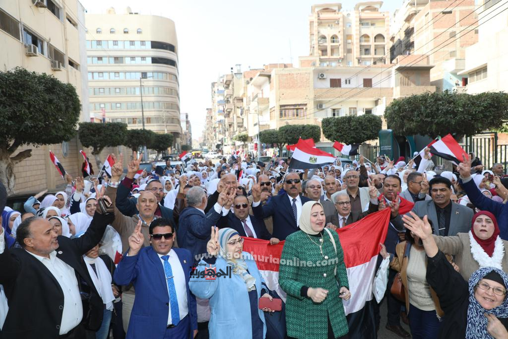 مسيرة التربية والتعليم بالمنوفية