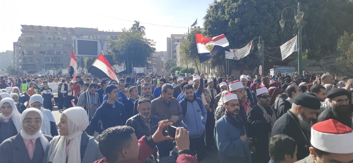 مسيرات حاشدة لمستقبل وطن أسيوط لحث المواطنين على التصويت
