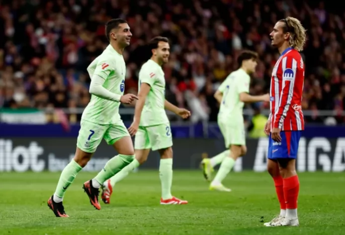  برشلونه  و أتلتيكو مدريد 