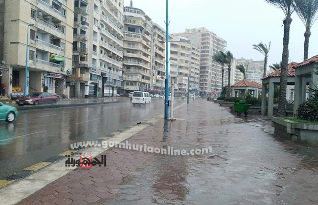 تساقط امطارغزيرة على المدينة  تصوير واثـق حسيـن