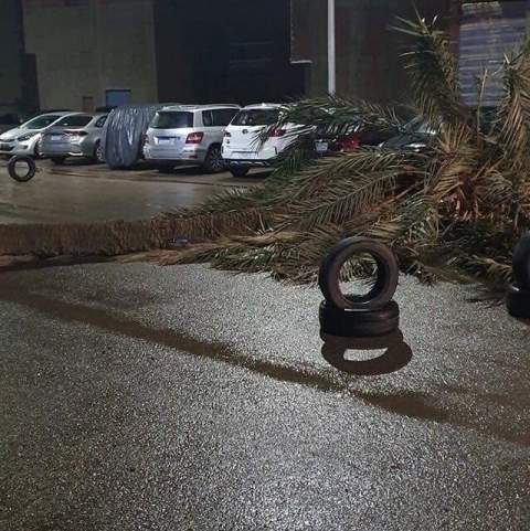 الفيوم تشهد حالة شديدة من سوء الأحوال الجوية