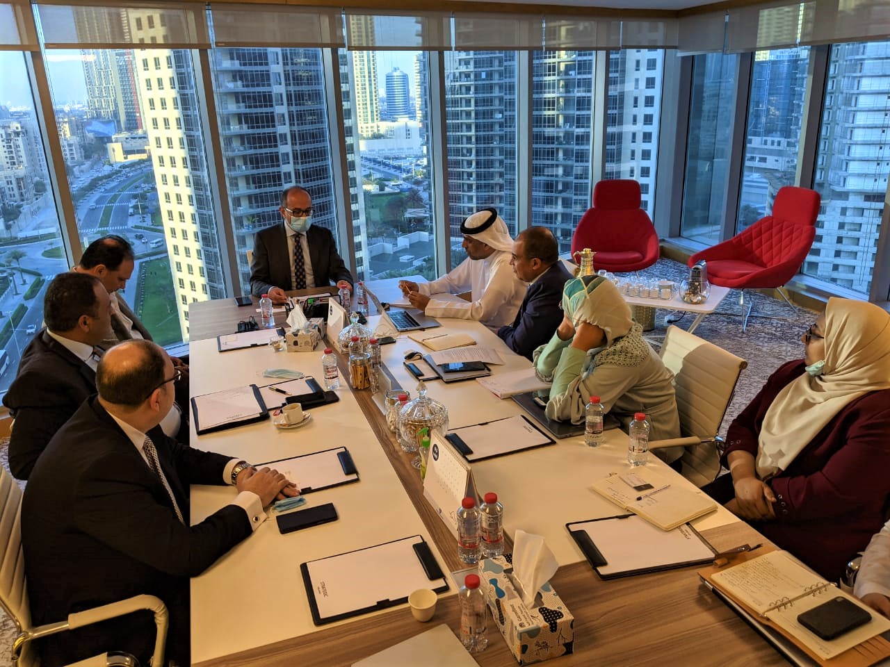 وفد من وزارة التجارة والصناعة يزور الإمارات لمتابعة الأعمال التحضيرية وتجهيزات الجناح المصرى بإكسبو دبى 2020