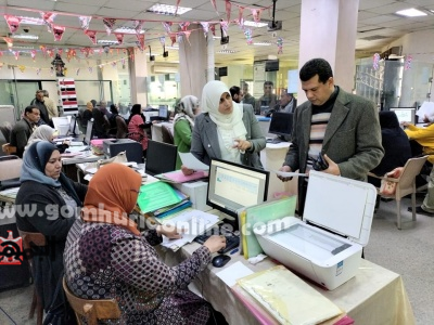 شلبيخلال تفقده المركز التكنولوجي لخدمة المواطنين