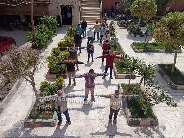 الاهتمام باللياقة البدنية للعاملين داخل ديوان مديرية الشئون الصحية بالشرقية