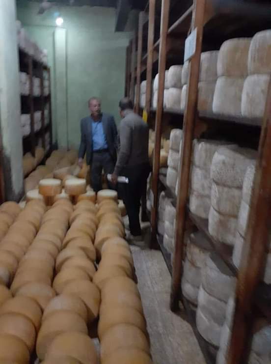 ضبط 6 طن جبنه رومي بمخزنين للمواد الغذائية بدون ترخيص بايتاى البارود 