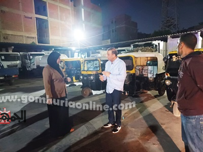 سكرتير عام محافظة المنوفية خلال رئاسته حملة الإنضباط بشوارع شبين الكوم