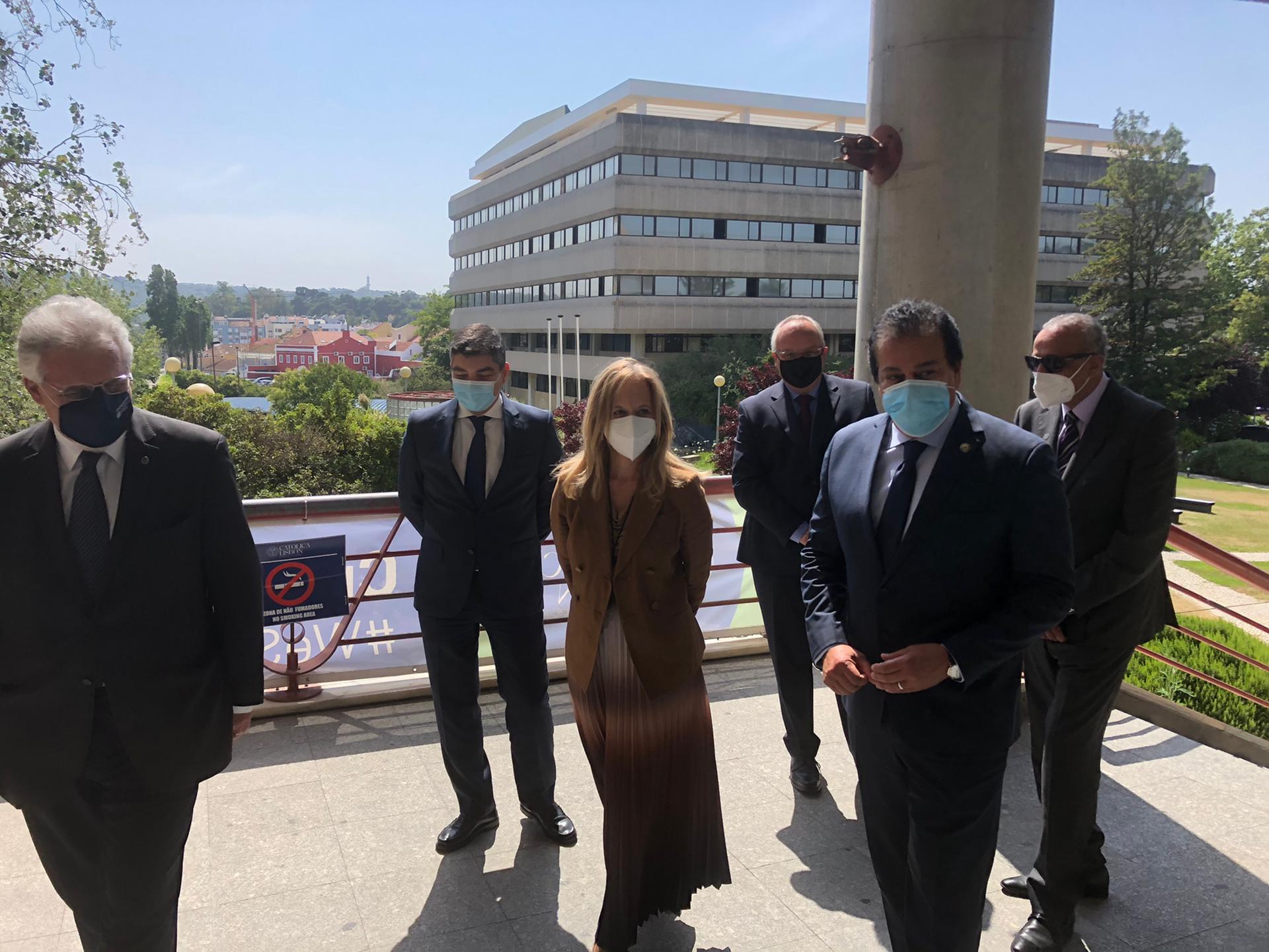 وزير التعليم العالي يزور جامعة كاتوليكا البرتغالية