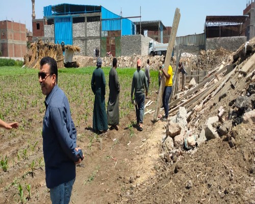 حملة لإزالة التعديات بالقليوبية 