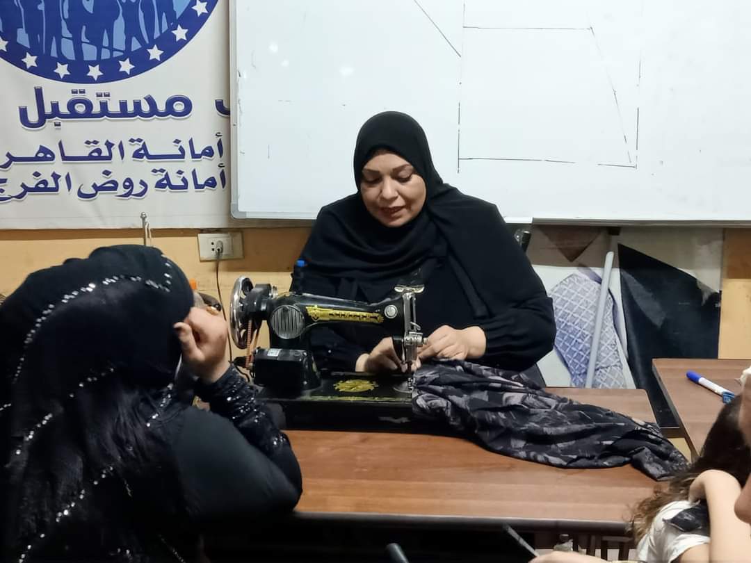 استمرار كورسات الخياطة بروض الفرج