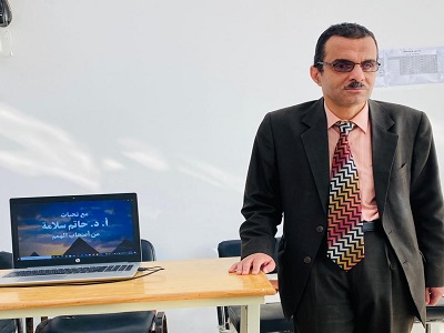 أ.د. حاتم سلامة أستاذ الأدب الإنجليزي ووكيل اَداب العريش