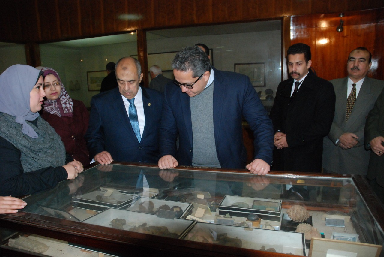 وزيرا الزراعة والآثار يتفقدان المتحف الزراعي بالدقي