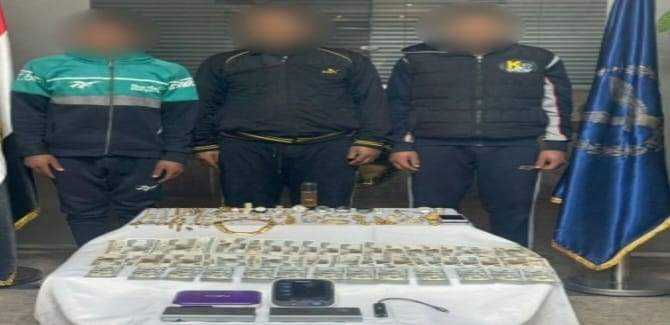 المتهمون والمضبوطات 