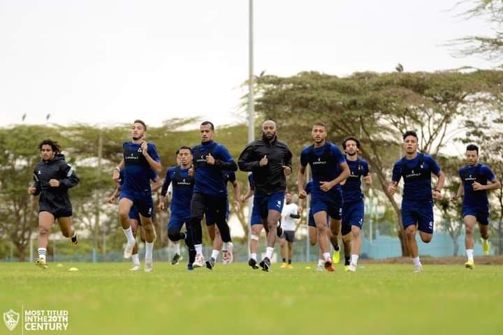 تدريبات الزمالك لمواجهة توسكر الكينى
