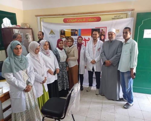 قافلة طبية من جامعة بنها