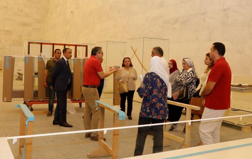  وزير الآثار يجتمع بلجنة سيناريو العرض المتحفي للمتحف القومي للحضارة قبل افتتاحه
