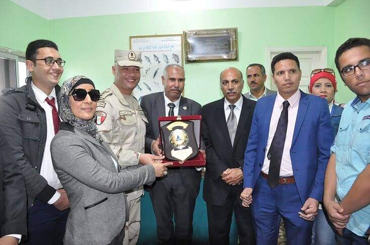 طلاب الثروة السمكية وعلوم المصايد بجامعة كفر الشيخ  يتعرفون على مزرعة 