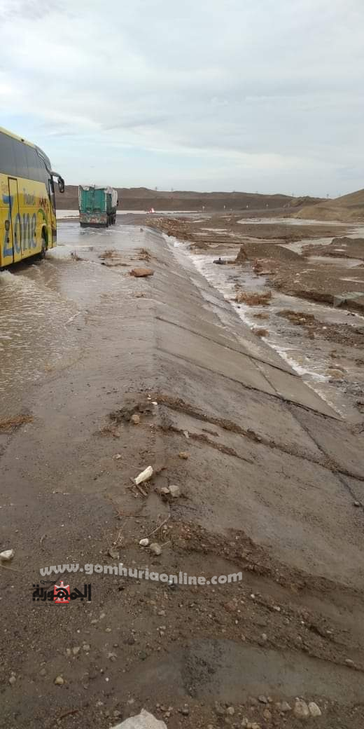 غلق طريق القصير قفط والطريق الساحلى القديم مرسى علم 