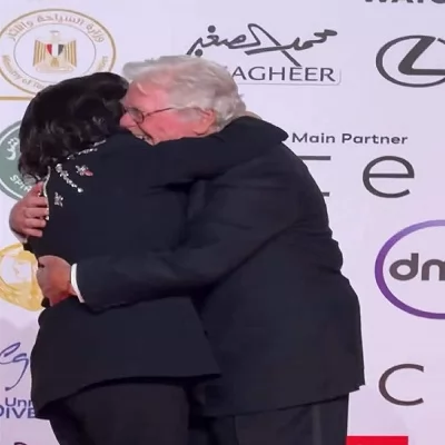 حسين فهمي وإسعاد يونس