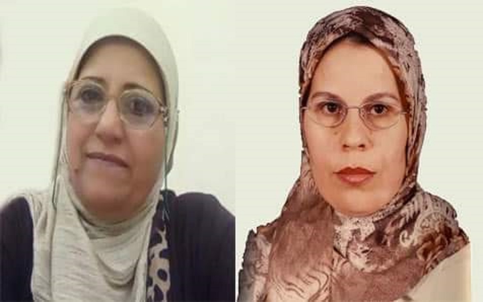 المهندسة نهاد حتاتة والأستاذة هدى فؤاد يوسف