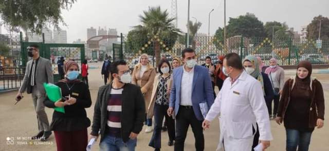 استقبال وفد وكالة اليابان للتعاون الدولى بمستشفى السويس العام