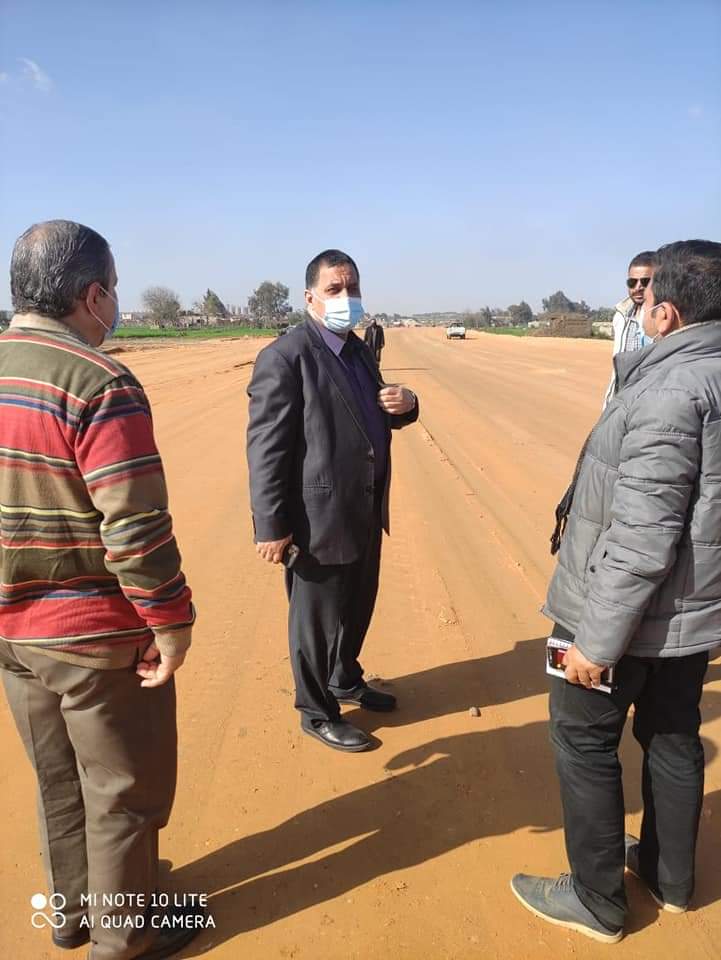  رئيس هيئة السكة الحديد يتابع  أعمال مشروع إنشاء وصلة كفر داوود/  السادات ..صور 