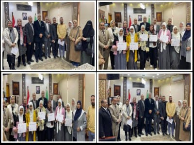 الفائزون في مسابقة اوائل الطلبة