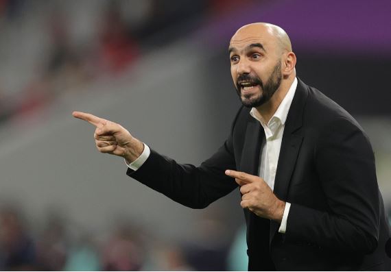وليد الركراكي مدرب منتخب المغرب