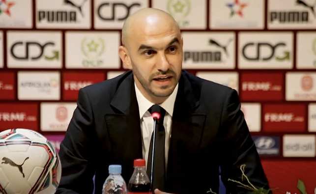 وليد الركراكي  مدرب المنتخب المغربي