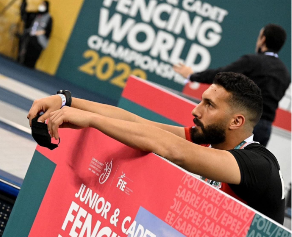 علاء أبو القاسم المدير الرياضي للاتحاد المصري للسلاح