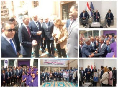 وزير الاتصالات ومحافظة القليوبية