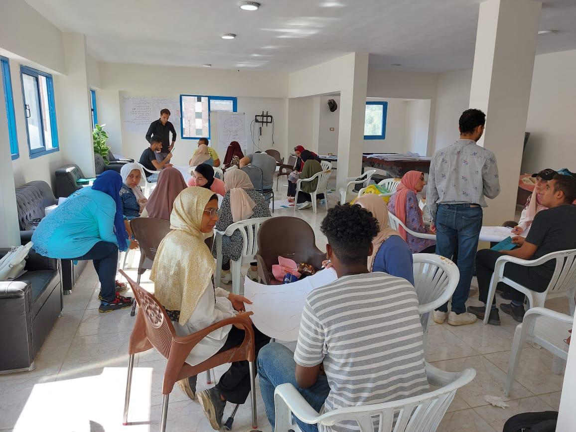 مودة ينفذ 10 ورش عمل تفاعلية دامجة بمراكز الشباب