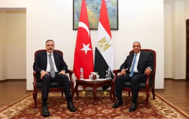 وزير الخارجية يبحث مع نظيره التركي تطورات المنطقة