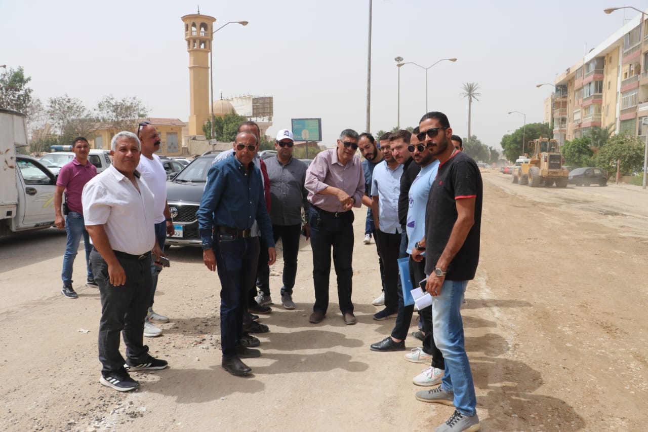 جهاز مدينة 6 أكتوبر  يشن حملات امنية مكثفة لإزالة مخالفات البناء