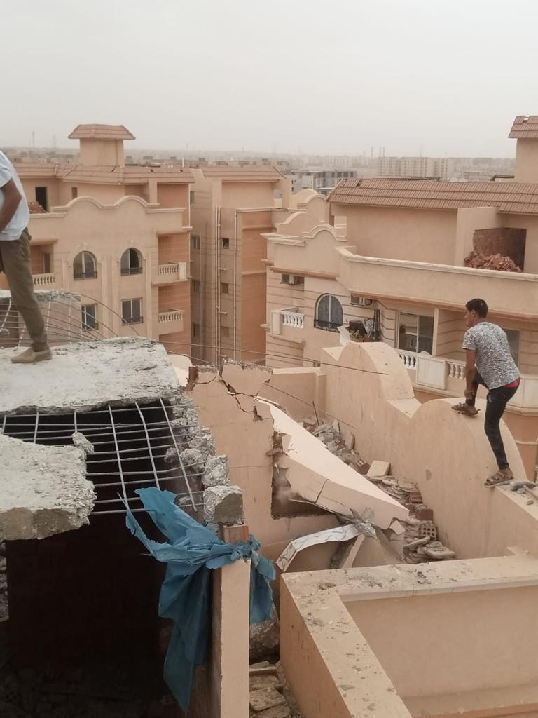 جهاز مدينة 6 أكتوبر  يشن حملات امنية مكثفة لإزالة مخالفات البناء